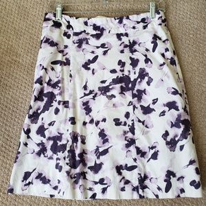 H&M purple & white pique skirt